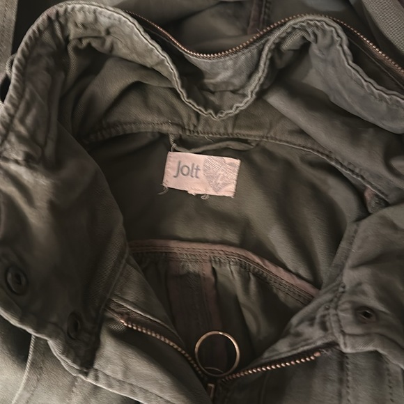 Green fall jacket - Picture 2 of 3